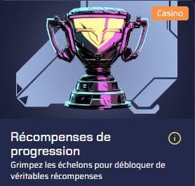 Betory Casino récompenses progression